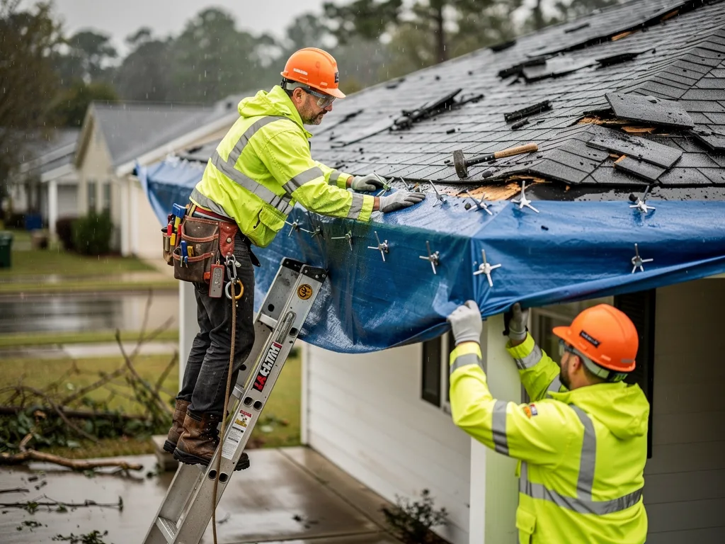 Emergency Roof Tarping